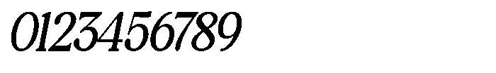Montalvia Display Light Oblique Contrast Font OTHER CHARS