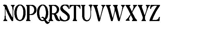Montalvia Display Medium Conden Cont Font UPPERCASE