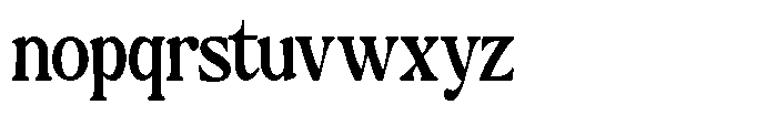 Montalvia Display Medium Conden Cont Font LOWERCASE