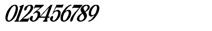 Montalvia Display Medium Condensed Italic Cnt Font OTHER CHARS