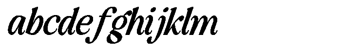 Montalvia Display Medium Condensed Italic Cnt FONT