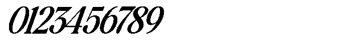 Montalvia Display Medium Condensed Italic Font OTHER CHARS