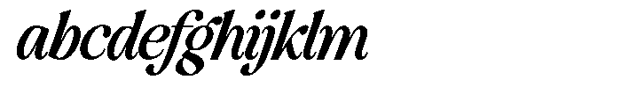 Montalvia Display Medium Condensed Italic FONT