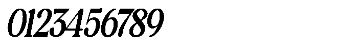 Montalvia Display Medium Condensed Obliq Cnt Font OTHER CHARS