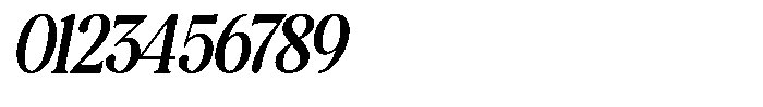 Montalvia Display Medium Condensed Oblique Font OTHER CHARS