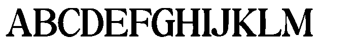Montalvia Display Medium Expanded Contrast Font UPPERCASE