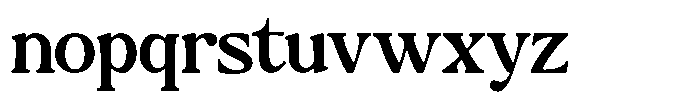 Montalvia Display Medium Expanded Contrast Font LOWERCASE
