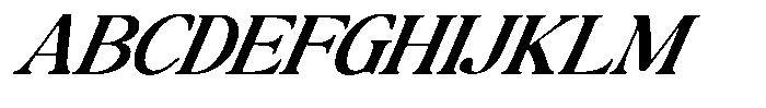 Montalvia Display Medium Expanded Italic Font UPPERCASE