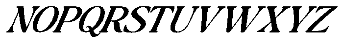 Montalvia Display Medium Expanded Italic Font UPPERCASE