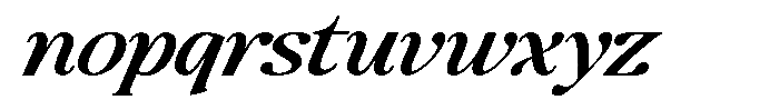 Montalvia Display Medium Expanded Italic Font LOWERCASE