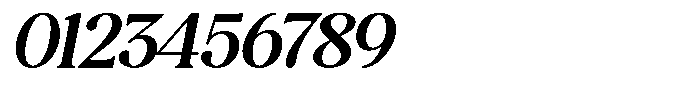 Montalvia Display Medium Expanded Oblique Font OTHER CHARS