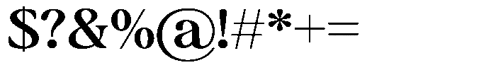Montalvia Display Medium Expanded Font OTHER CHARS