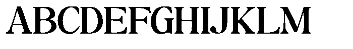 Montalvia Display Medium Expanded Font UPPERCASE