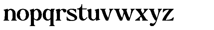 Montalvia Display Medium Expanded Font LOWERCASE