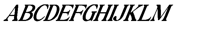 Montalvia Display Medium Italic Contrast Font UPPERCASE
