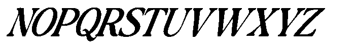 Montalvia Display Medium Italic Contrast Font UPPERCASE