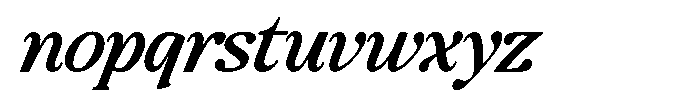 Montalvia Display Medium Italic Contrast Font LOWERCASE
