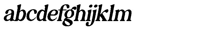 Montalvia Display Medium Oblique Contrast FONT
