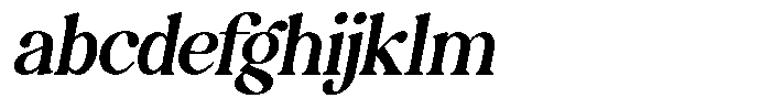 Montalvia Display Medium Oblique FONT