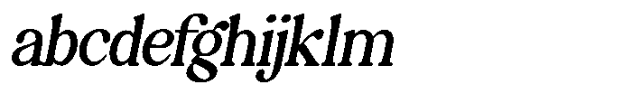 Montalvia Display Oblique Contrast FONT