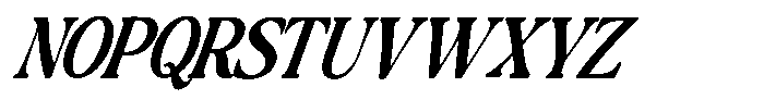 Montalvia Display Sem Bold Condensed Italic Cnt Font UPPERCASE