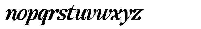 Montalvia Display Sem Bold Condensed Italic Cnt Font LOWERCASE
