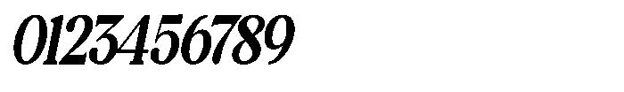 Montalvia Display Sem Bold Condensed Oblique Cnt Font OTHER CHARS