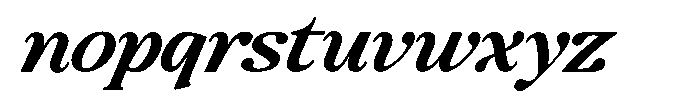 Montalvia Display Sem Bold Exp Italic Cnt Font LOWERCASE