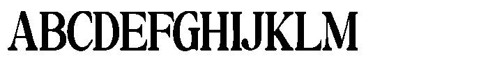 Montalvia Display Semi Bold Condensed Cont Font UPPERCASE
