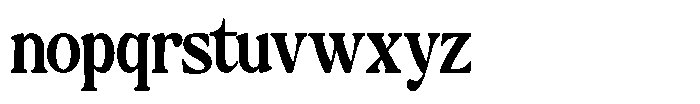 Montalvia Display Semi Bold Condensed Cont Font LOWERCASE