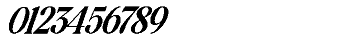 Montalvia Display Semi Bold Condensed Ital Font OTHER CHARS