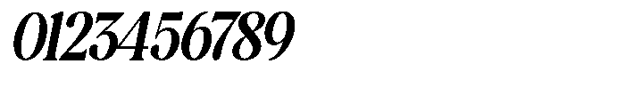 Montalvia Display Semi Bold Condensed Oblique Font OTHER CHARS