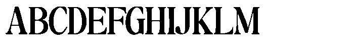 Montalvia Display Semi Bold Condensed Font UPPERCASE