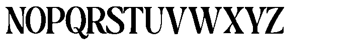 Montalvia Display Semi Bold Condensed Font UPPERCASE