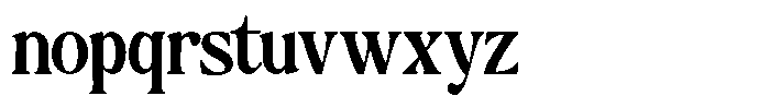 Montalvia Display Semi Bold Condensed Font LOWERCASE