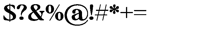 Montalvia Display Semi Bold Expanded Cont Font OTHER CHARS