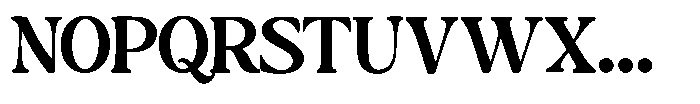 Montalvia Display Semi Bold Expanded Cont Font UPPERCASE