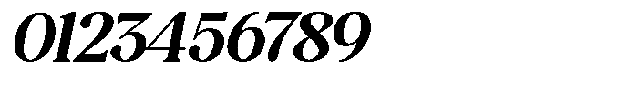 Montalvia Display Semi Bold Expanded Oblique Font OTHER CHARS