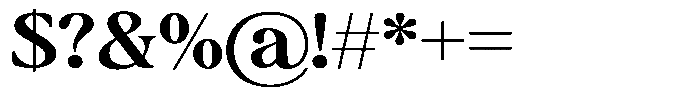 Montalvia Display Semi Bold Expanded Font OTHER CHARS