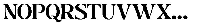 Montalvia Display Semi Bold Expanded Font UPPERCASE