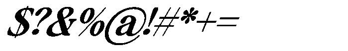 Montalvia Display Semi Bold Italic Contrast Font OTHER CHARS