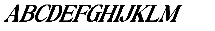 Montalvia Display Semi Bold Italic Contrast Font UPPERCASE