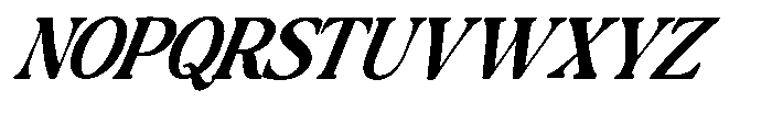 Montalvia Display Semi Bold Italic Contrast Font UPPERCASE