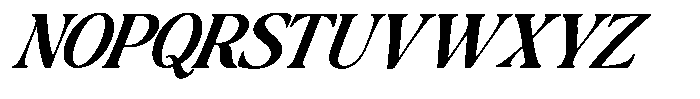 Montalvia Display Semi Bold Italic Font UPPERCASE