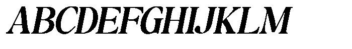 Montalvia Display Semi Bold Oblique Font UPPERCASE
