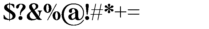 Montalvia Display Semi Bold Font OTHER CHARS