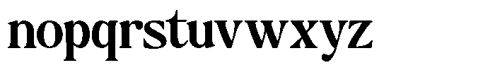 Montalvia Display Semi Bold Font LOWERCASE