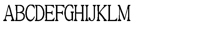 Montalvia Display Thin Condensed Contrast Font UPPERCASE