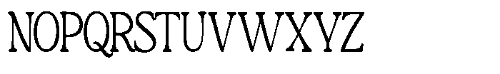 Montalvia Display Thin Condensed Contrast Font UPPERCASE
