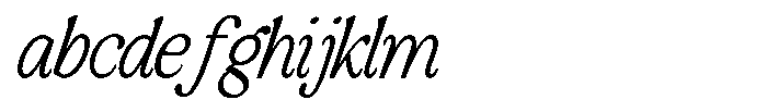 Montalvia Display Thin Condensed Italic Cont FONT